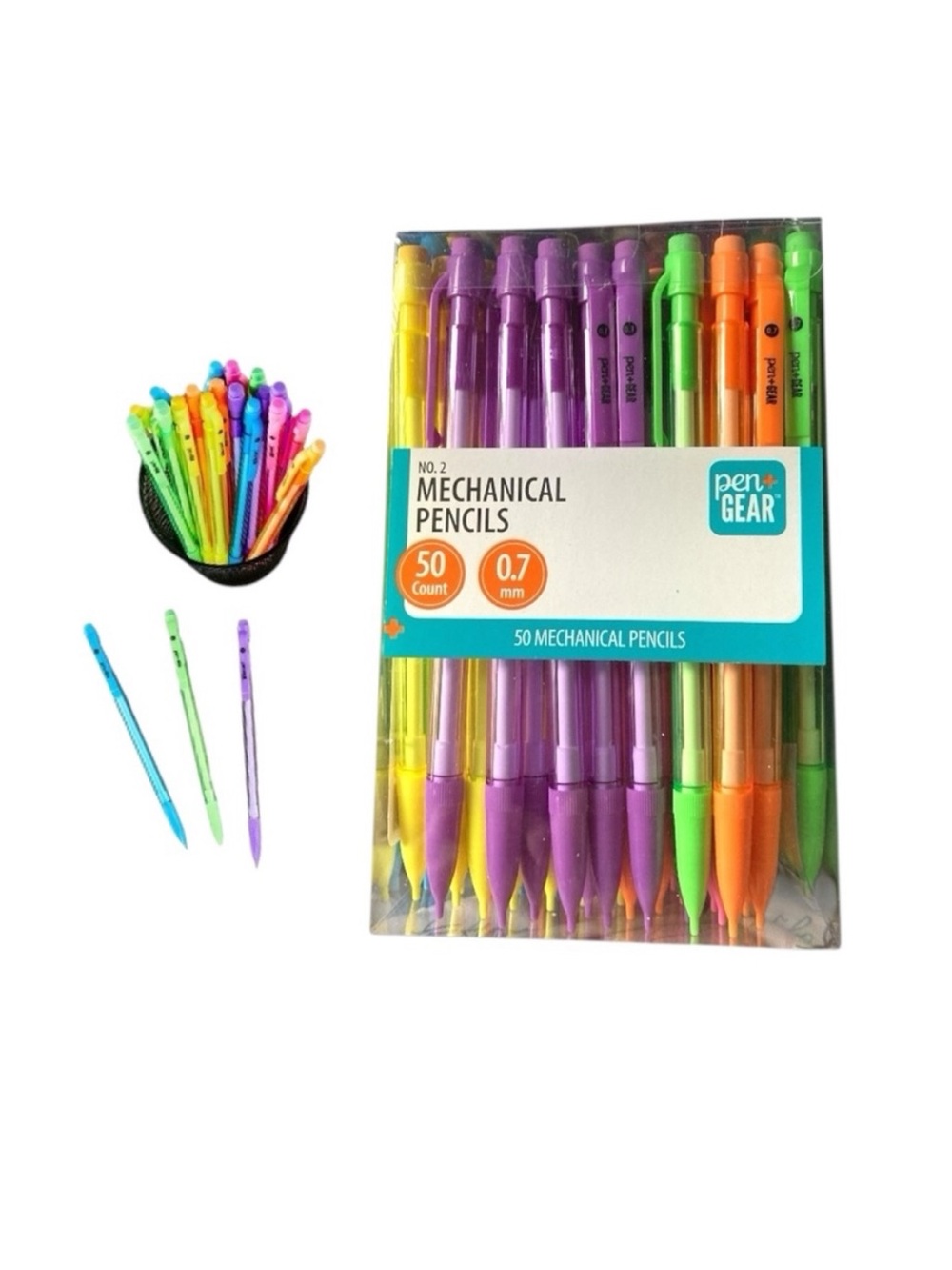 Colorful Mechanical Pencils - 50 Count